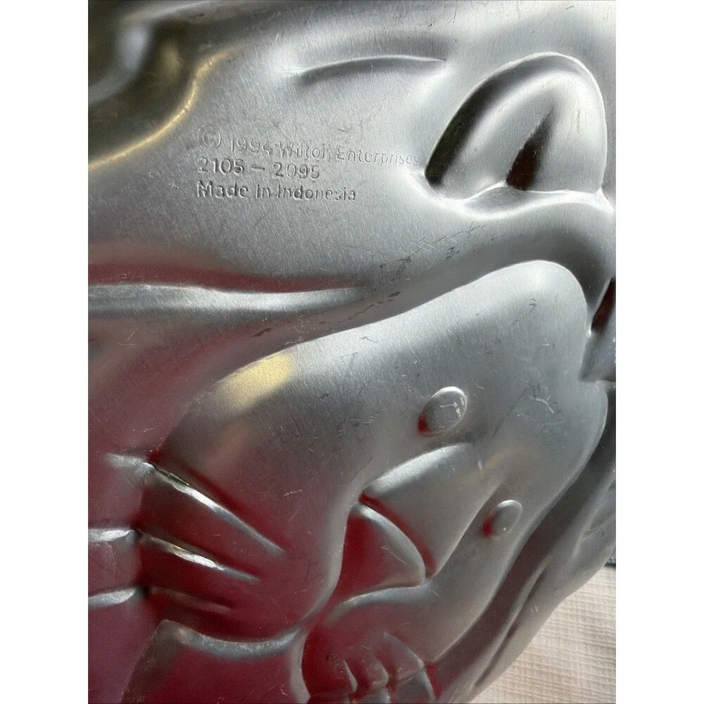 Vtg Wilton Character Cake Pan Lot (Set of 5) Lion, Horse, Bear, Butterfly, Train